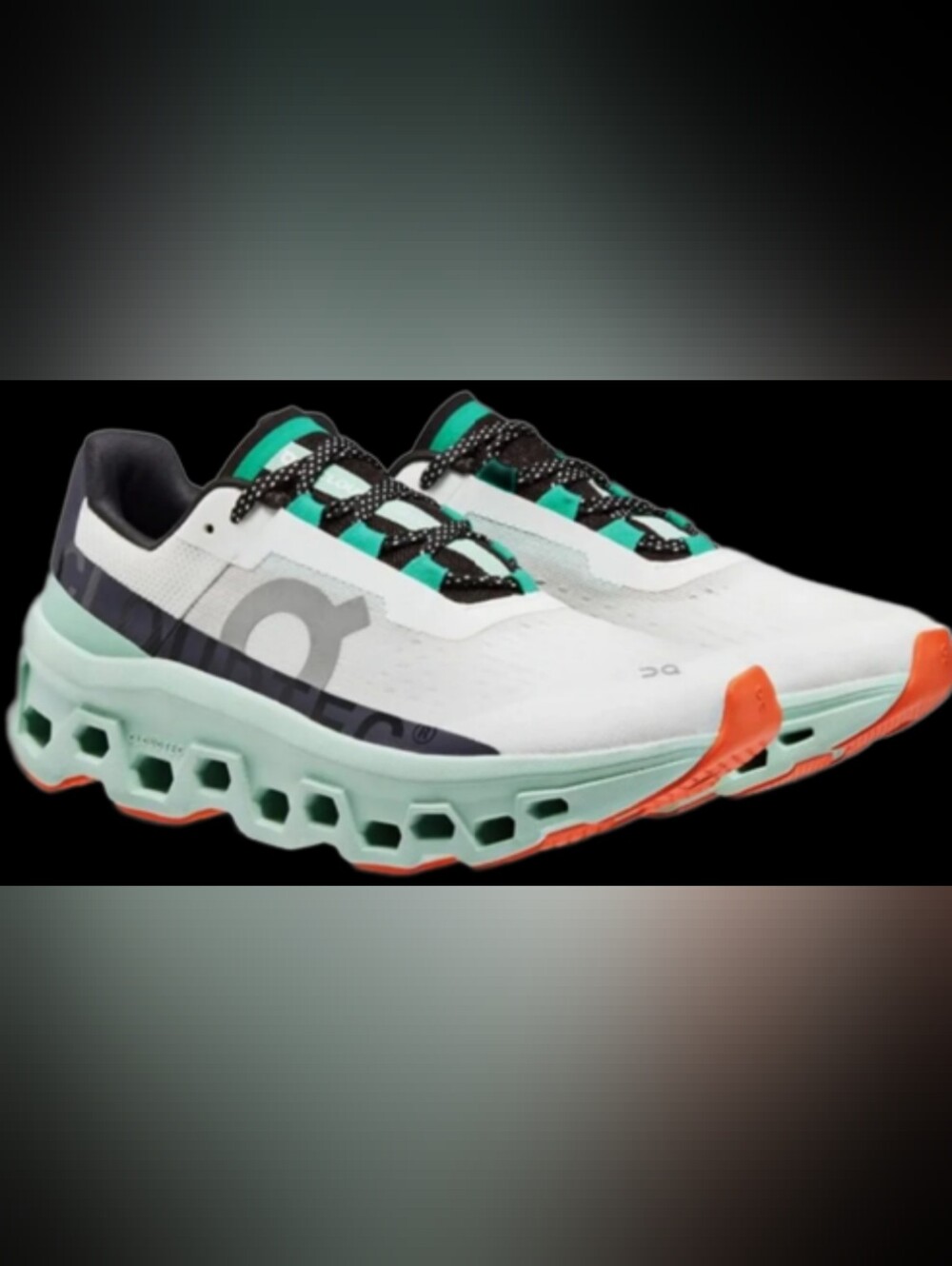 Men's (& Boy's) On CloudMonster Hyper "Undyed-White| Creek" Running Shoes